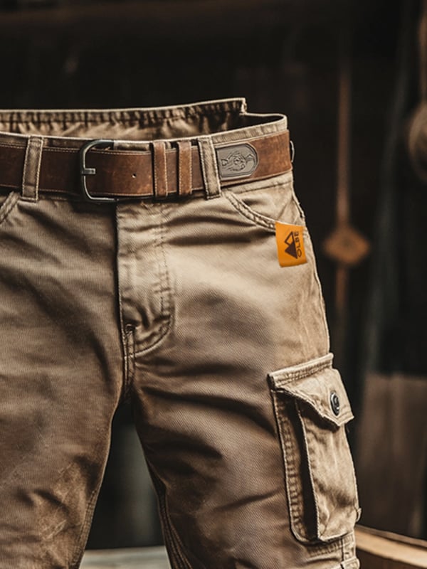 Ivy&Cole™ | Retro Vintage cargo shorts with multiple pockets