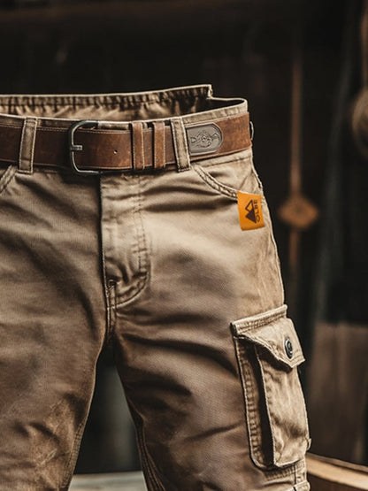 Ivy&Cole™ | Retro Vintage cargo shorts with multiple pockets